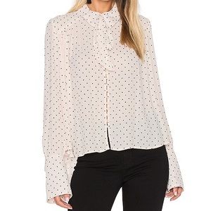 Free People Polka Dot Blouse